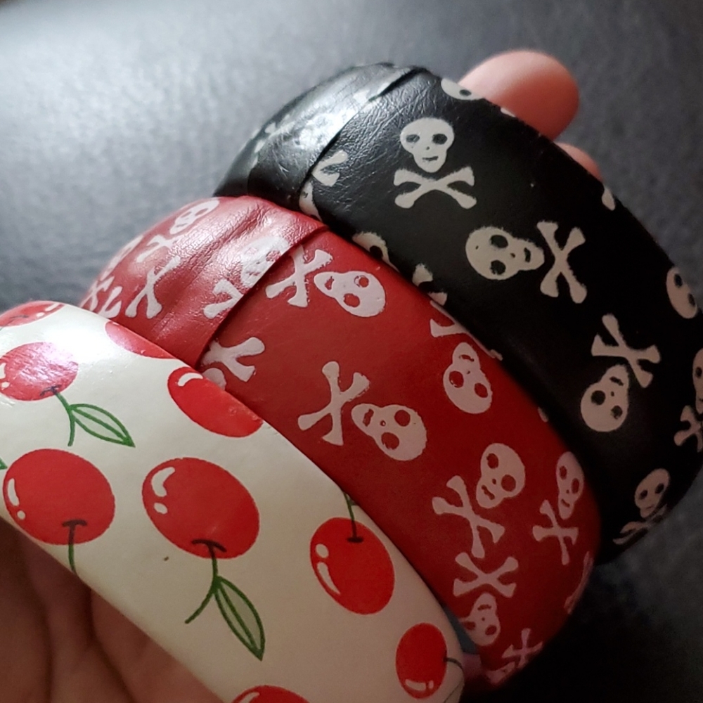 Three Bangle Bracelets - image 1